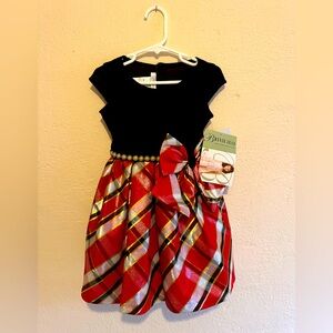 Bonnie Jean Girls Christmas Dress. Size 4T.